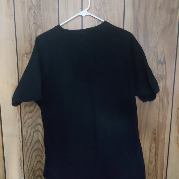 Large Black Disney Peter Pan "Never Grow Up" Graphic T-Shirt - Picture 2 of 3